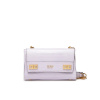 GUESS kabelka Katey Croc Flap Shoulder fialová Fialová GUESS kabelka Katey Croc Flap Shoulder fialová Fialová