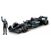 Bburago – RACE Formula F1 s figúrkou jazdca, Mercedes-AMG W14 E Performance (2023) #63 Russell, 1:24 Bburago – RACE Formula F1 s figúrkou jazdca, Mercedes-AMG W14 E Performance (2023) #63 Russell, 1:24