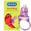 Erekčný krúžok Durex vibračný TPE fialový Erekčný krúžok Durex vibračný TPE fialový