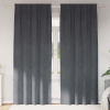 zahrada-XL Zatemňovacie závesy 2 pcs Svetlosivá 140 x 260 cm Zamat 4107292 zahrada-XL Zatemňovacie závesy 2 pcs Svetlosivá 140 x 260 cm Zamat 4107292