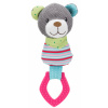 Trixie Junior plyšový medvedík s plastovým krúžkom so zvukom 23 cm Trixie Junior plyšový medvedík s plastovým krúžkom so zvukom 23 cm