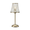 Markslöjd Stolová lampa Liora, starý mosadz/číra, stmievateľná, nabíjacie stanica - 109125 Markslöjd Stolová lampa Liora, starý mosadz/číra, stmievateľná, nabíjacie stanica - 109125