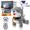 LEAN TOYS Interaktívny robotický pes Husky s diaľkovým ovládaním, hlasové triky, sivý LEAN TOYS Interaktívny robotický pes Husky s diaľkovým ovládaním, hlasové triky, sivý