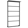 SAPHO SKA nástenný sušiak na uteráky s policou 604 x 1184 x 252 mm, matná čierna farba SKA702 SAPHO SKA nástenný sušiak na uteráky s policou 604 x 1184 x 252 mm, matná čierna farba SKA702