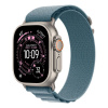 Apple Watch Ultra 3 Cellular 49mm Natural Titanium Case with Light Blue Alpine Loop - Large Apple Watch Ultra 3 Cellular 49mm Natural Titanium Case with Light Blue Alpine Loop - Large