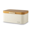 Chlebník kovový s bambusom krémový Capri Chlebník kovový s bambusom krémový Capri