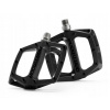 Hliníkové platformové pedále Dartmoor VIBE PRO čierne, strojové ložiská Hliníkové platformové pedále Dartmoor VIBE PRO čierne, strojové ložiská
