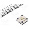 Mikrospínač TACT SPST-NO Polohy 2 0,05A/12VDC SMT LED zelené Mikrospínač TACT SPST-NO Polohy 2 0,05A/12VDC SMT LED zelené
