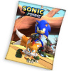 Carbotex Detská deka Ježko Sonic a Tails, 130 x 170 cm Carbotex Detská deka Ježko Sonic a Tails, 130 x 170 cm