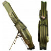 Mistrall Pouzdro na pruty se stojanem 3 komory 150cm Khaki Mistrall Pouzdro na pruty se stojanem 3 komory 150cm Khaki
