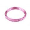 Drôt hliníkový Ø1 mm ružová sv. 1ks Drôt hliníkový Ø1 mm ružová sv. 1ks