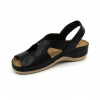 Leon 924 Zdravotne celokožené sandále 38 - 24cm, čierna, 4,5 cm Leon 924 Zdravotne celokožené sandále 38 - 24cm, čierna, 4,5 cm