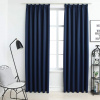 vidaXL Zatemňovacie závesy s háčikmi 2 ks, modré 140x225 cm vidaXL Zatemňovacie závesy s háčikmi 2 ks, modré 140x225 cm