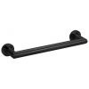 Sapho X-ROUND BLACK držiak uterákov 300mm, čierna mat XR400B Sapho X-ROUND BLACK držiak uterákov 300mm, čierna mat XR400B