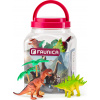FAUNICA Zvířátka figurky sada v MEGA tubě - Dinosauři FAUNICA Zvířátka figurky sada v MEGA tubě - Dinosauři