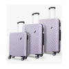 Sada cestovních kufrů ROCK Santiago - fialová - 76 / 51 / 31 L Sada cestovních kufrů ROCK Santiago - fialová - 76 / 51 / 31 L