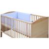 Mantinel do postieľky 4 dielny - Scarlett Oto - 210 x 30 cm - modrá Mantinel do postieľky 4 dielny - Scarlett Oto - 210 x 30 cm - modrá