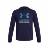 Under Armour mikina UA Rival Terry Graphic Hood BLU Under Armour mikina UA Rival Terry Graphic Hood BLU