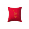 Volejbal zlatá - Vankúš 50x50 - 50x50 - Vrátane výplne ( Červená ) Volejbal zlatá - Vankúš 50x50 - 50x50 - Vrátane výplne ( Červená )