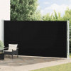zahrada-XL Zaťahovacia bočná markíza na terasu 200x600 cm čierna 317970 zahrada-XL Zaťahovacia bočná markíza na terasu 200x600 cm čierna 317970