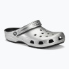 Žabky Crocs Classic strieborné/metalické Žabky Crocs Classic strieborné/metalické