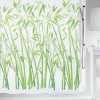 Spirella sprchový závěs BAMBUS, motiv bambusy, bílý, 180 x 200 cm, polyester (10.42057) Spirella sprchový závěs BAMBUS, motiv bambusy, bílý, 180 x 200 cm, polyester (10.42057)