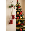 Vianočná Závesná Dekorácia - Červené Zvončeky Vianočná Závesná Dekorácia - Červené Zvončeky