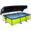 Bazén so strieškou a filtráciou Lime pool Exit Toys oceľová konštrukcia 300*200*65 cm zelený od 6 rokov Bazén so strieškou a filtráciou Lime pool Exit Toys oceľová konštrukcia 300*200*65 cm zelený od 6 rokov