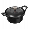 Staub La Coquette Mini okrúhly hrniec 12 cm/0,5 l čierny, 11741223 Staub La Coquette Mini okrúhly hrniec 12 cm/0,5 l čierny, 11741223