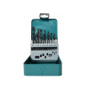 Makita D-54081 19-dielna sada vrtákov do kovu HSS-R Makita D-54081 19-dielna sada vrtákov do kovu HSS-R