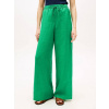 Tommy Hilfiger dámske zelené ľanové nohavice WW0WW48970MS3 M Tommy Hilfiger dámske zelené ľanové nohavice WW0WW48970MS3 M