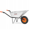 Záhradný vozík - Taczka Vyššia 120 l (Záhradný stavebný fúrik z pozinkovanej ocele 120L)