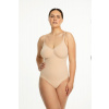 Julimex Sťahovacie body bezšvové Julimex 421 béžové, Veľkosť XXL, Farba béžová Julimex Sťahovacie body bezšvové Julimex 421 béžové, Veľkosť XXL, Farba béžová