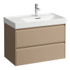 Laufen Meda skrinka 78.5x45x51.5 cm závesná kúpeľňová skrinka pod umývadlo kapučíno H4215920114651 Laufen Meda skrinka 78.5x45x51.5 cm závesná kúpeľňová skrinka pod umývadlo kapučíno H4215920114651