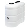 Dvojplášťová plastová nádrž, 1100 litrov, ukazovateľ hladiny, odvetranie, otvor na ruku 240 mm
