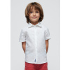 MAYORAL chlapčenská košeľa s krátkym rukávom 116 Biela MAYORAL chlapčenská košeľa s krátkym rukávom 116 Biela