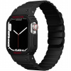 AppleKing odolné silikónové puzdro s magnetickým remienkom na Apple Watch 41 mm / 40 mm - čierne - možnosť vrátiť tovar ZADARMO do 30tich dní AppleKing odolné silikónové puzdro s magnetickým remienkom na Apple Watch 41 mm / 40 mm - čierne - možnosť vrátiť tovar ZADARMO do 30tich dní