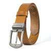 Kožený opasok STEEL NOVA, šírka 3.3cm, Ručná výroba na Slovensku - Koňaková Kožený opasok STEEL NOVA, šírka 3.3cm, Ručná výroba na Slovensku - Koňaková
