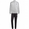 Pánska tepláková súprava ADIDAS BASIC 3-STRIPES FLEECE šedo-čierna IA3073, veľkosť S Pánska tepláková súprava ADIDAS BASIC 3-STRIPES FLEECE šedo-čierna IA3073, veľkosť S