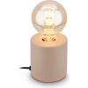 B.K.Licht Stolná lampa Briloner TUBO, káblový spínač, pätica E27, max. 10 W, béžová, Ø10 x 10,3 cm B.K.Licht Stolná lampa Briloner TUBO, káblový spínač, pätica E27, max. 10 W, béžová, Ø10 x 10,3 cm