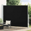 zahrada-XL Zaťahovacia bočná markíza na terasu 220x300 cm, čierna 313423 zahrada-XL Zaťahovacia bočná markíza na terasu 220x300 cm, čierna 313423