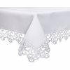 Obrús na stôl - Pathe -rezistentný obrus 170 x 120 cm obdĺžnik (Obúvanie 120x170 farbenie -rezistentné s bielym čipkovým guipure) Obrús na stôl - Pathe -rezistentný obrus 170 x 120 cm obdĺžnik (Obúvanie 120x170 farbenie -rezistentné s bielym čipkovým guipure)