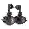 LED - Univerzálne prídavné svetlá 40W na motorku - čierne LED - Univerzálne prídavné svetlá 40W na motorku - čierne