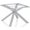 KETTLER Stolová kostra X-LEG 95 × 95 cm, strieborná KETTLER Stolová kostra X-LEG 95 × 95 cm, strieborná
