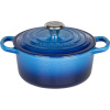 Le Creuset Signature Bräter rund 18 cm blau Le Creuset Signature Bräter rund 18 cm blau
