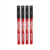 Popisovač - značkovač extra jemný hrot 0,6mm - čierny 4ks INKZALL™ Milwaukee /48223164/ Popisovač - značkovač extra jemný hrot 0,6mm - čierny 4ks INKZALL™ Milwaukee /48223164/