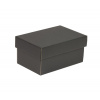 Darčeková krabička s vekom 200x125x100 mm, čierna Darčeková krabička s vekom 200x125x100 mm, čierna