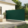 zahrada-XL Zaťahovacia bočná markíza, tmavozelená 160x500 cm 4004440 zahrada-XL Zaťahovacia bočná markíza, tmavozelená 160x500 cm 4004440