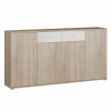 Komoda EBONY dub sonoma/biela Komoda EBONY dub sonoma/biela