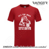 Tričko RANGER® - motív SANTA BEER XL Červená Tričko RANGER® - motív SANTA BEER XL Červená